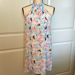 Sleeveless silky sun dress!